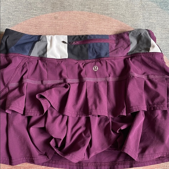 Lululemon Run Pacer Setter Skirt Skort with Ruffle Detail - Picture 9 of 12